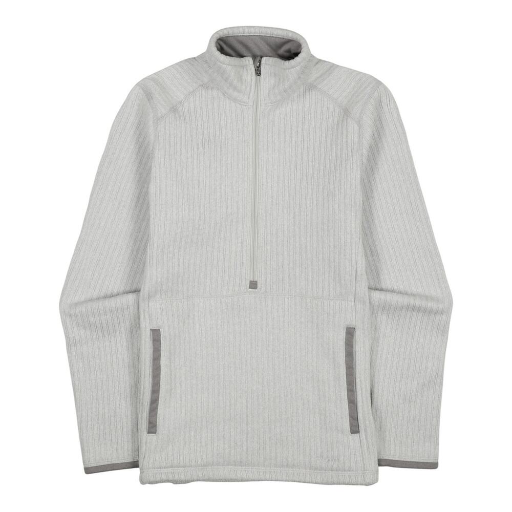 Patagonia Better Sweater Stripe Marsupial Half Zip Pullover Jacket Grey size S